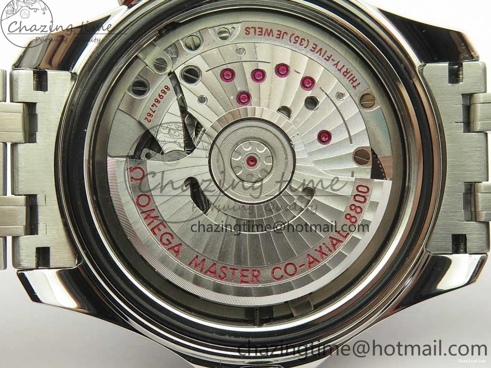 0113 Effortless 2018 Seamaster Diver 300M OMF Best Edition Blue Ceramic Gray Dial on SS Bracelet A8800 (Black Balance Wheel) 7958